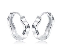 Silver Hoop Earring HO-2623